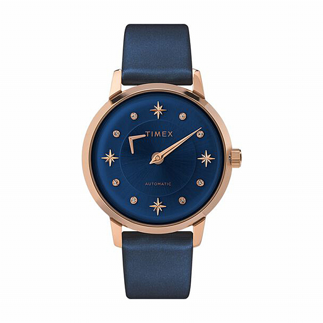 Celestial Opulence Automatic 38mm Textured Strap - B...
